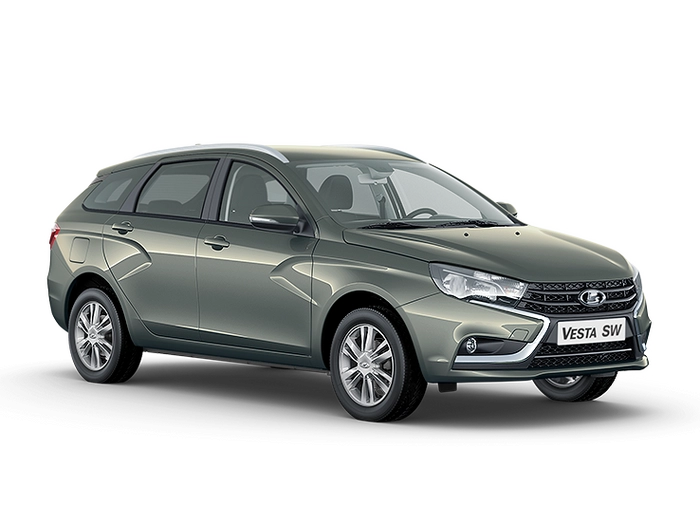 Lada Vesta SW Серо-голубой "Фантом"